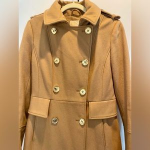 MICHAEL Michael Kors Camel Double Breasted Peacoat
